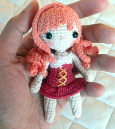 Mina the Fire Witch Amigurumi