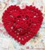 Valentine's Victorian Heart Paperweight: Reds Collection