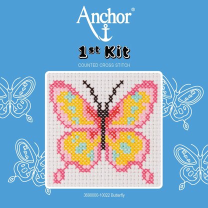 Anchor First Kit Butterfly Cross Stitch Kit