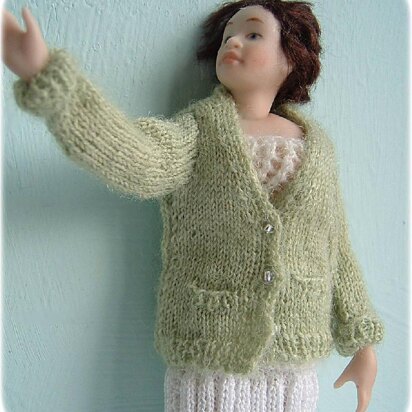 1:12th scale Ladies cardigan c. 1920-1935