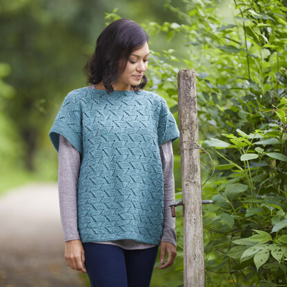 800 Tafsut Poncho - Knitting Pattern for Women in Valley Yarns Northampton