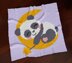 Sleeping Panda Blanket Bear on Moon Graphghan Cute Cuddly Afghan C2C CROCHET PATTERN