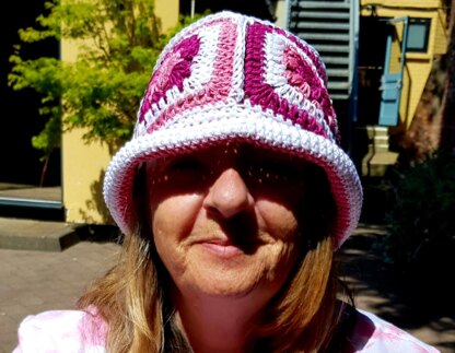 Raspberry Ripple Bucket Hat