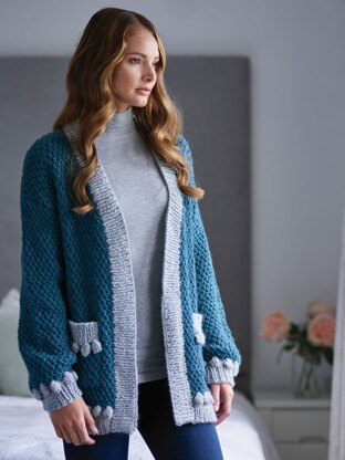 Janoah Bobble Cardigan in West Yorkshire Spinners Re: treat - WYS0011  - Downloadable PDF