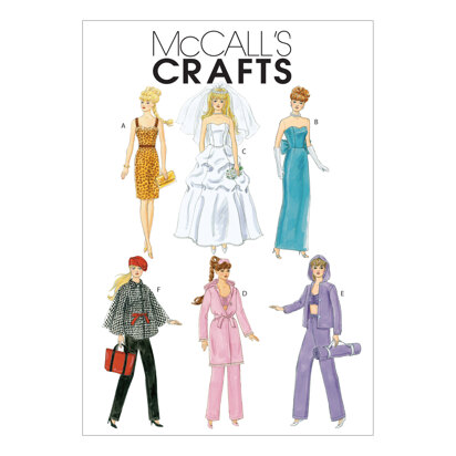 McCall's Fashion Clothes For 11« Doll M6258 - Paper Pattern Size One Size Only
