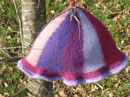 Felted pixie hat