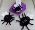 Halloween Spiders Trio