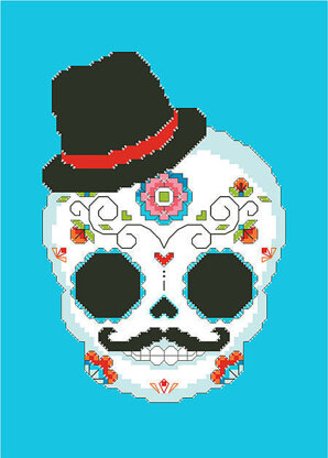 Sugar Skull Blue - PDF