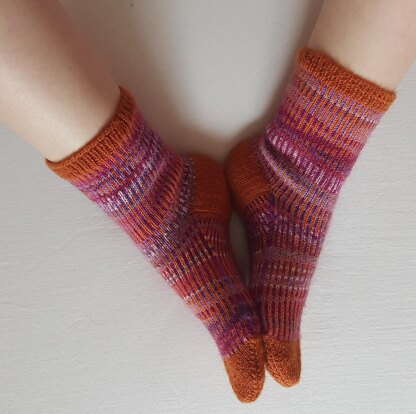 Spicy Pumpkin Socks