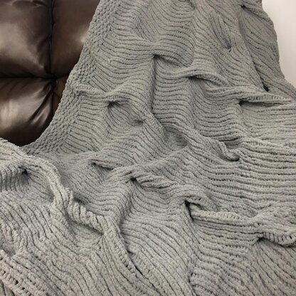 Lazy Cable Blanket
