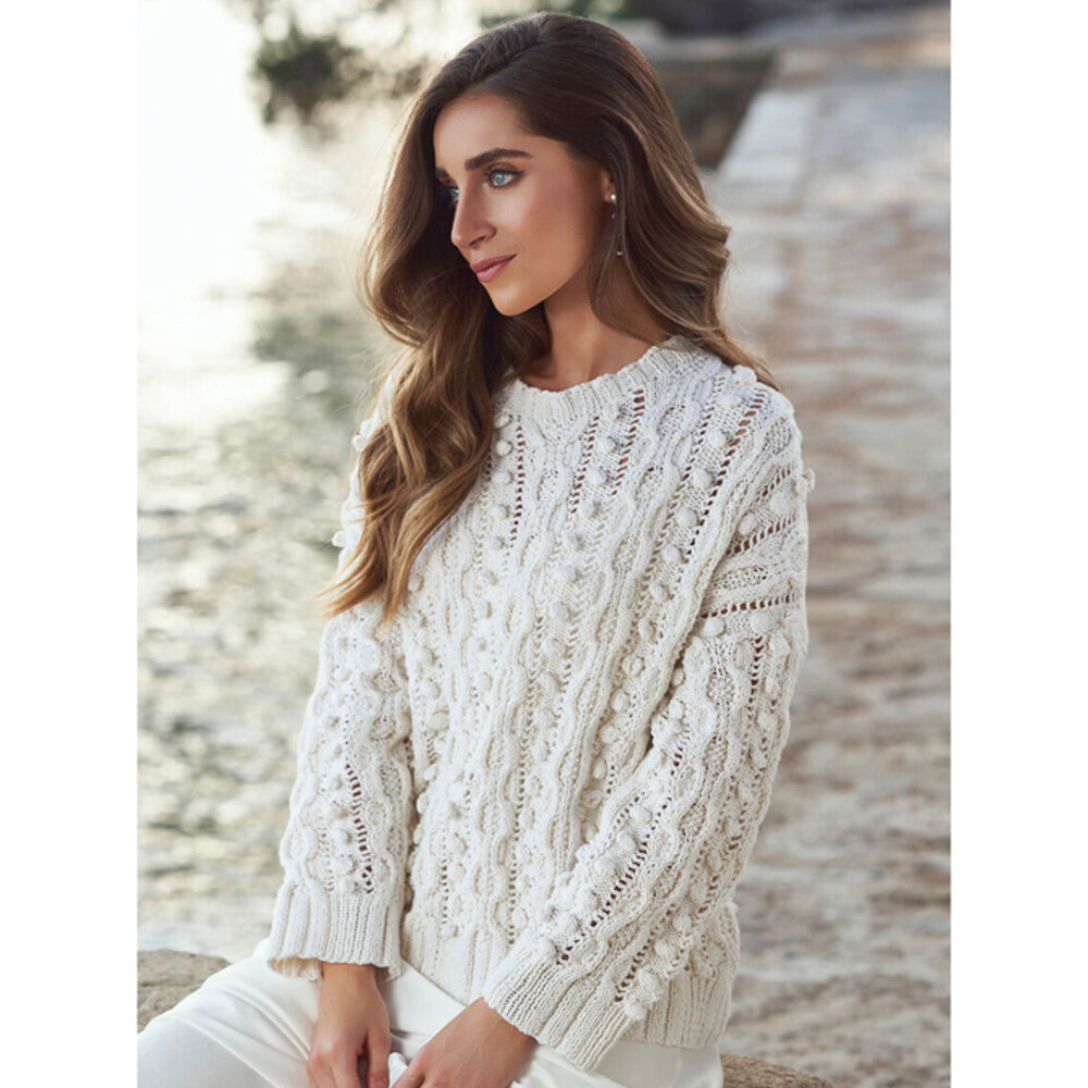 White bobble jumper discount