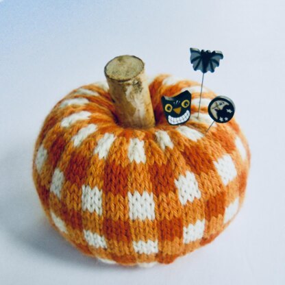 Buffalo Plaid Pumpkin