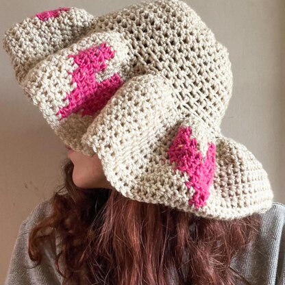 Six Hearts Sunhat