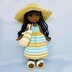 Crochet doll pattern, amigurumi doll pattern, crochet clothes pattern