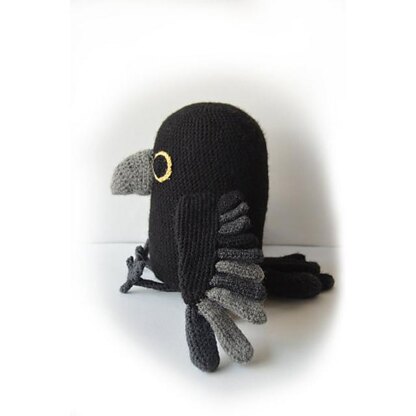 Raven Crochet Pattern, Raven Amigurumi