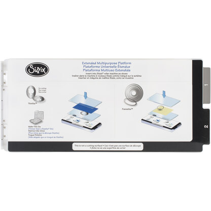 Sizzix BIGkick/Big Shot/Vagabond Platform - Multipurpose Extended 14.125"X6.25"X.875