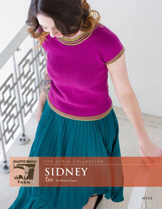 Sidney Tee in Juniper Moon Neve - J15-01 - Downloadable PDF