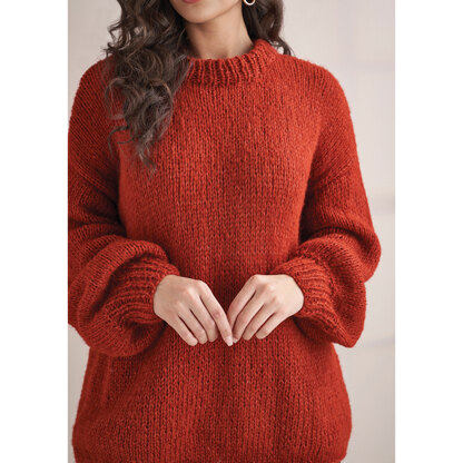 Rowan 10 Crew Neck Sweater PDF