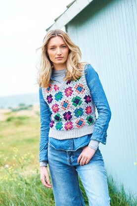 Granny Square Tank Tops in Special DK in Stylecraft - 9968 - Downloadable PDF