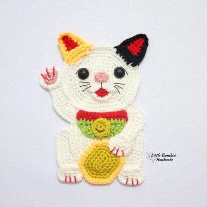 Lucky Cat Applique