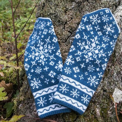 First Snow mittens