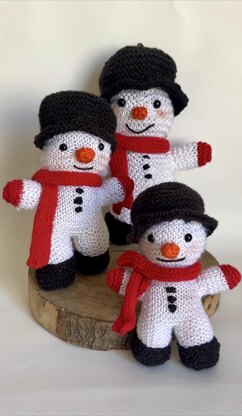 Snowman Knitting Pattern