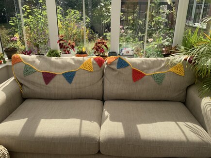 Bright granny bunting #2