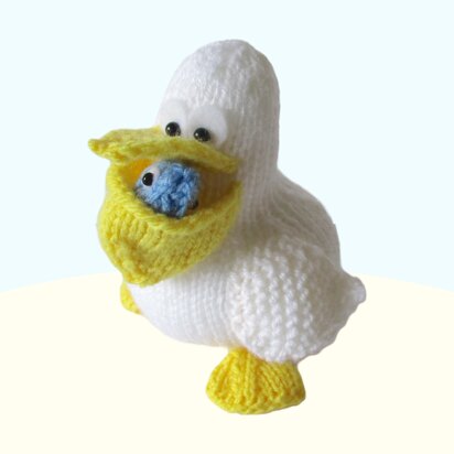 Percy the Pelican - knitting pattern