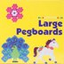 Perler Large Basic Shapes Pegboard Assortment 18 Pieces - Square/Circle/Hexagon