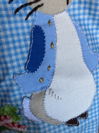 Peter Rabbit Applique / Embroidery Cushion #6