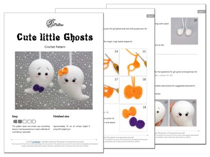 Cute Little Ghosts