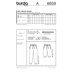 Burda Women's Trousers Sewing Pattern B6659 - Paper Pattern, Size 8-18