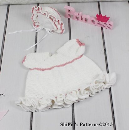 Country Baby Dress Crochet Pattern #124