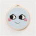 Rico Punch Needle Kit - Smiley Mint - 21.5cm