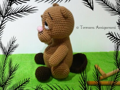 Crochet pattern Sweet beaver