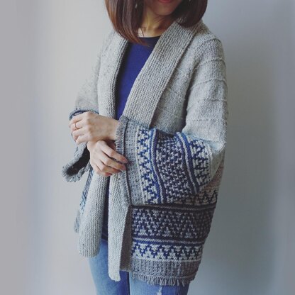 Boho Style Mosaic Cardigan