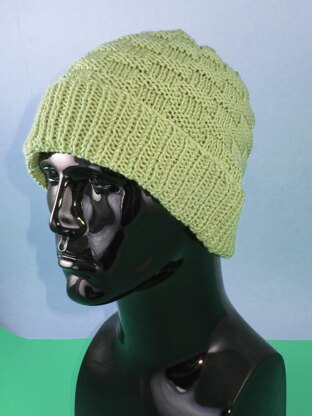 Basket Weave Spring Beanie Hat