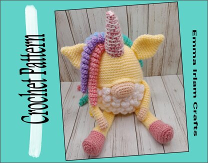 Unicorn Gnome Crochet Pattern