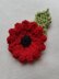 Knitted Poppy