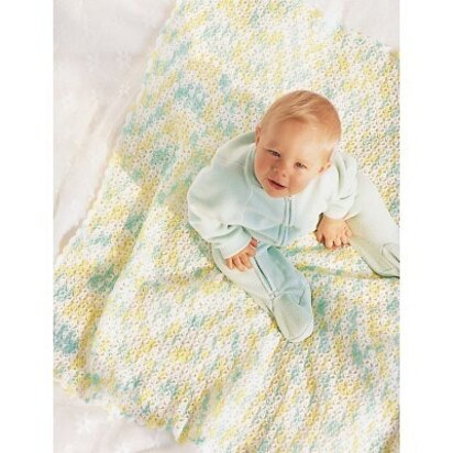 Baby Afghan in Bernat Baby - knitting pattern