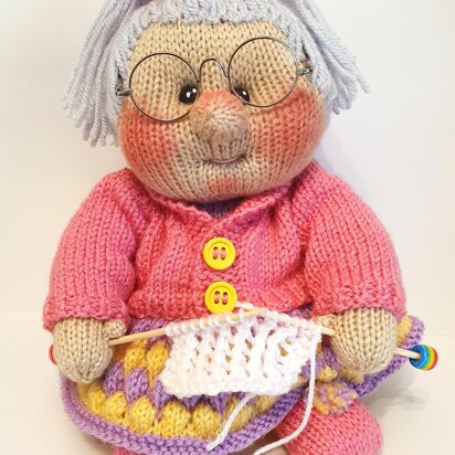 Knitting Granny Gonk Gnome