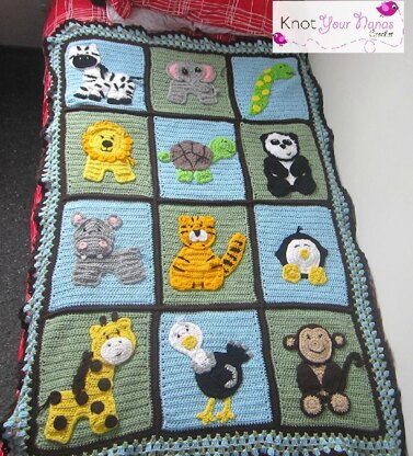 Zoo Blanket Base Pattern (not including appliques)