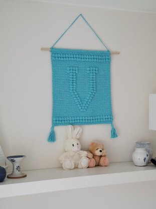 Letter V Wallhanging