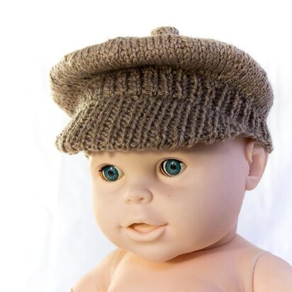 Knit Newsboy Cap