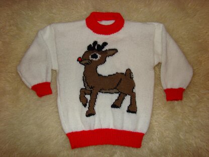 Christmas Rudolph Reindeer Jumper #1