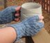 Pebbled Pathway Fingerless Mitts