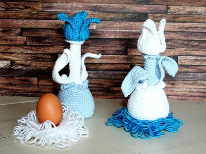 Tulip - Egg Sitter - Egg Cozy - Amigurumi