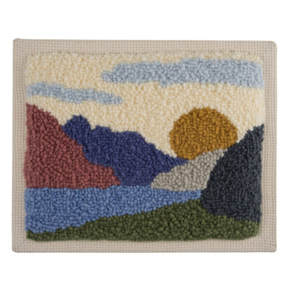 Trimits Punch Needle Kit: Landscape - 20.32 x 25.4cm (8 x 10in)