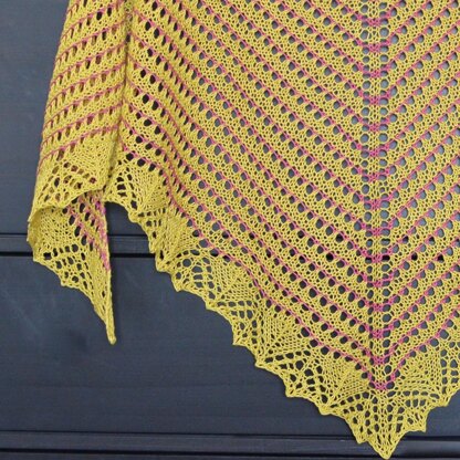 Hillrose Shawl