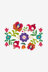 Summer Mexican Flowers in DMC - PAT0586 -  Downloadable PDF